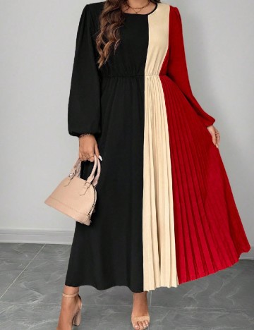 
						Rochie lunga SHEIN CURVE, mix culori