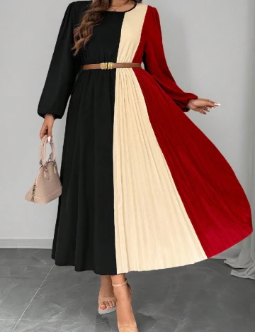 Rochie lunga SHEIN CURVE, mix culori