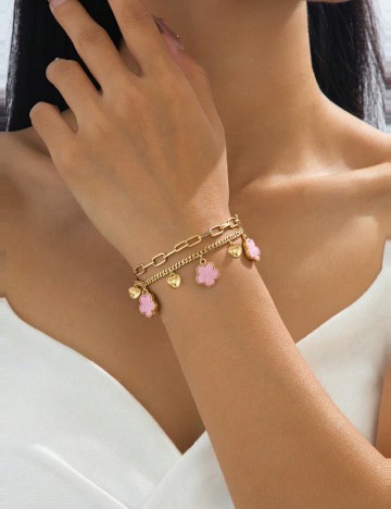 
						Bratara SHEIN, auriu