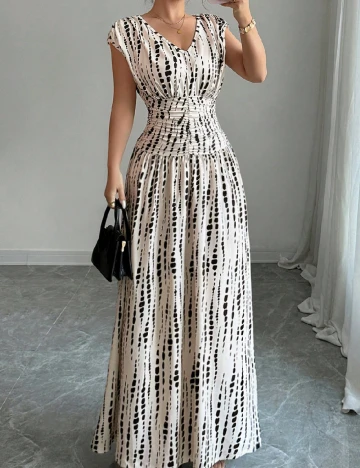 Rochie lunga SHEIN, ecru