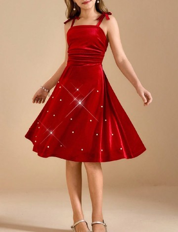 
						Rochie Shein Kids, rosu