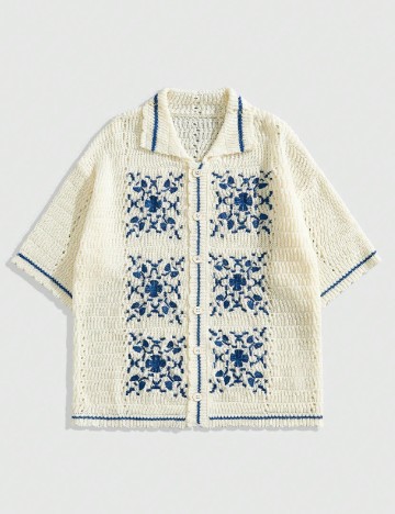 Cardigan Romwe, crem