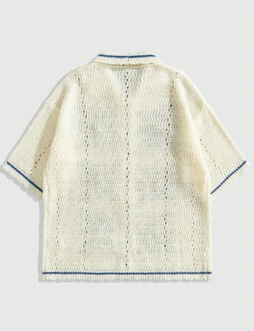 Cardigan Romwe, crem