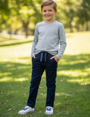 
						Pantaloni Zara, bleumarin