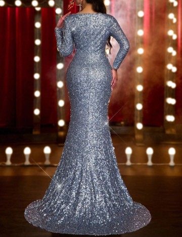 Rochie lunga SHEIN, albastru