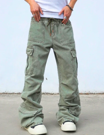 Pantaloni SHEIN, verde