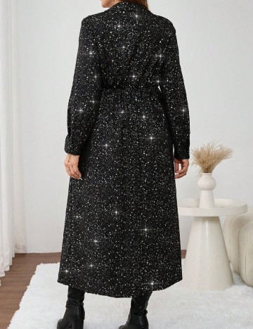 Rochie lunga SHEIN CURVE, negru