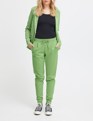 Pantaloni Ichi, verde