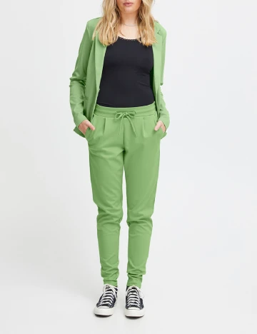 Pantaloni Ichi, verde