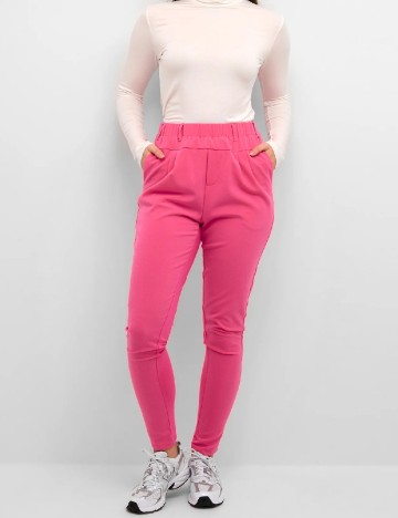Pantaloni Kaffe, roz