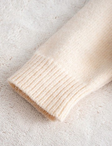 Pulover Shein Kids, crem