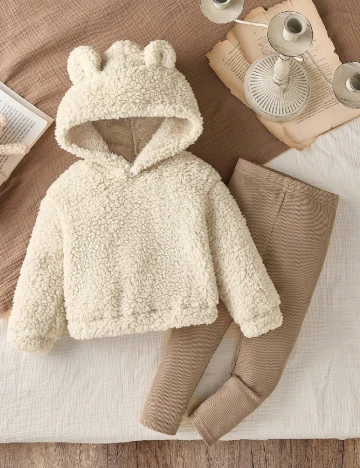 Compleu Shein Kids, crem