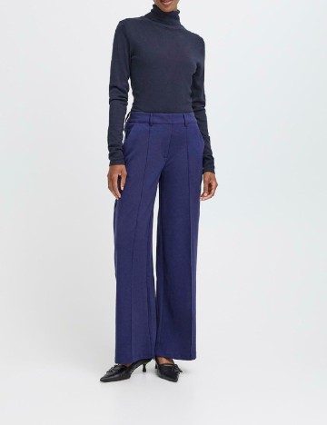 Pantaloni Ichi, bleumarin