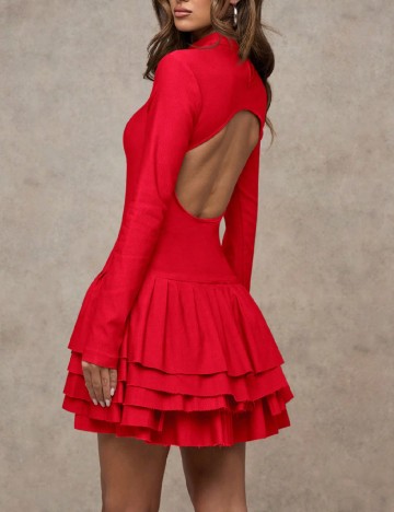 Rochie scurta SHEIN, rosu