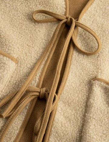 Vesta reversibila SHEIN, maro