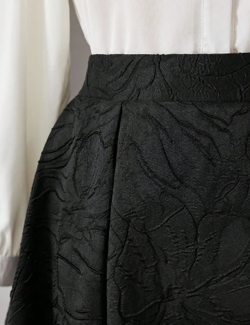 Fusta SHEIN CURVE, negru