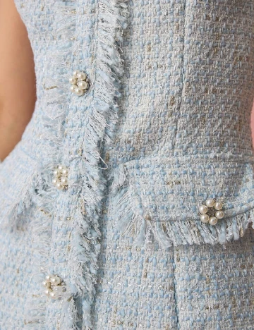 Rochie scurta SHEIN, bleu