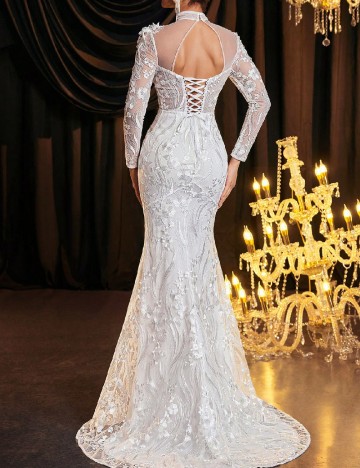 Rochie lunga SHEIN, alb