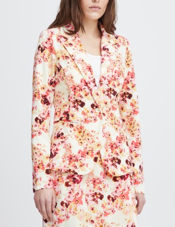 
						Sacou Ichi, floral print