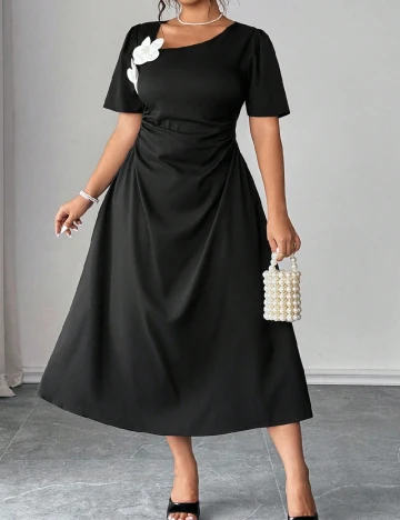 Rochie lunga SHEIN CURVE, negru