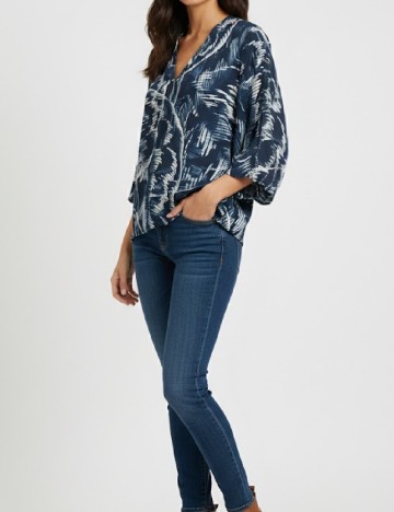 
						Bluza Kaffe, bleumarin