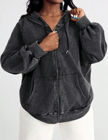 Hanorac SHEIN CURVE, gri