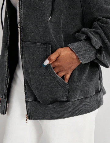 Hanorac SHEIN CURVE, gri