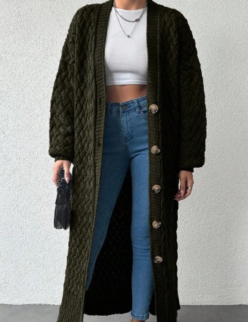 Cardigan SHEIN, verde