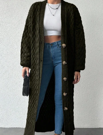 Cardigan SHEIN, verde