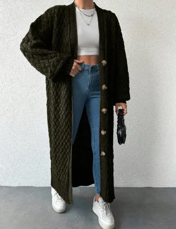 Cardigan SHEIN, verde