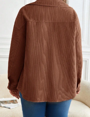 Camasa SHEIN CURVE, maro