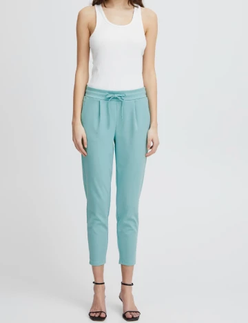 Pantaloni Ichi, albastru