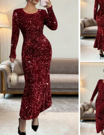 Rochie lunga SHEIN, rosu