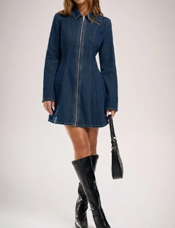 Rochie scurta SHEIN, albastru