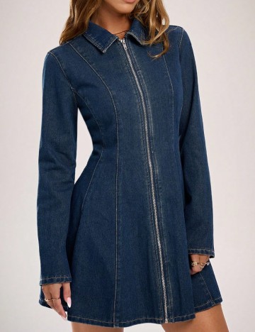 Rochie scurta SHEIN, albastru