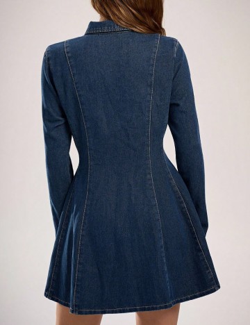 Rochie scurta SHEIN, albastru