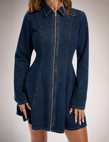 Rochie scurta SHEIN, albastru