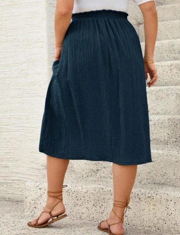 Fusta SHEIN, albastru