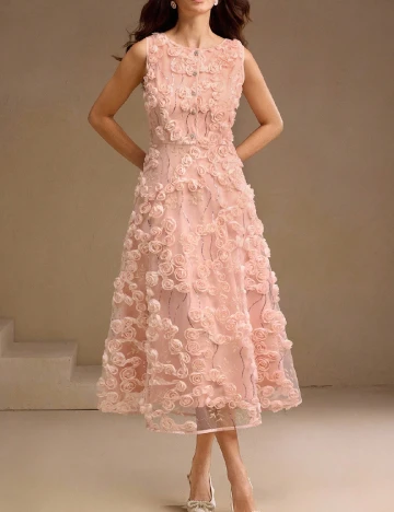 Rochie medie SHEIN, roz