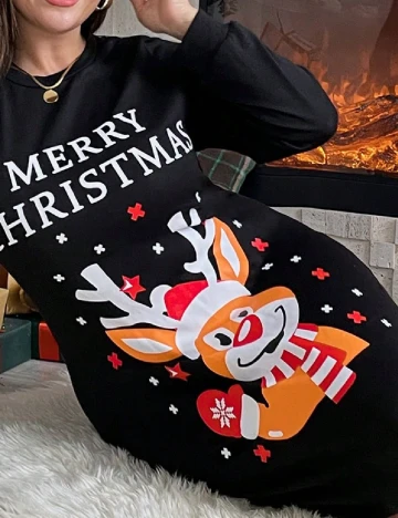 Rochie scurta SHEIN CURVE, negru