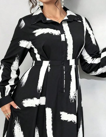 Rochie lunga SHEIN CURVE, negru