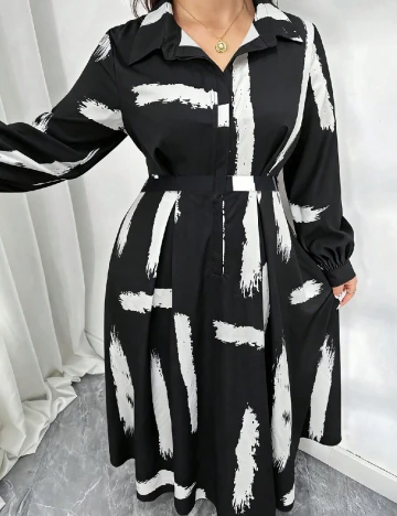 Rochie lunga SHEIN CURVE, negru