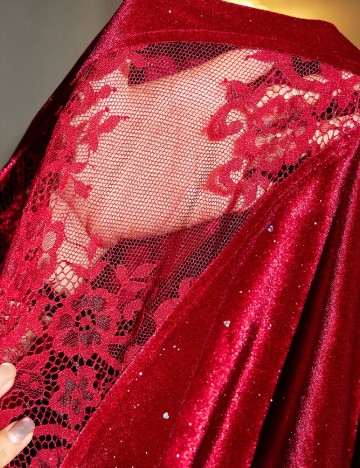 Rochie scurta SHEIN CURVE, rosu