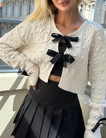 Cardigan SHEIN, ecru