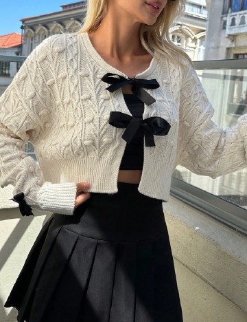 Cardigan SHEIN, ecru