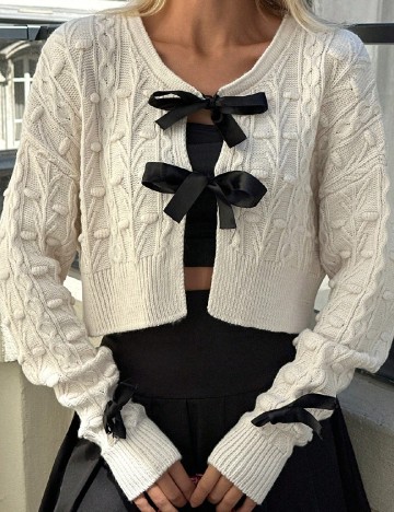 Cardigan SHEIN, ecru