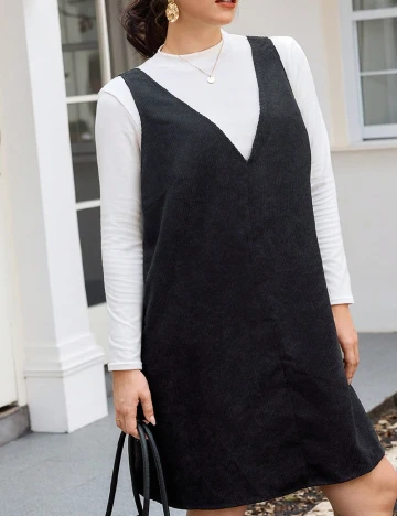 Rochie scurta SHEIN CURVE, negru