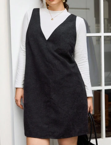 Rochie scurta SHEIN CURVE, negru