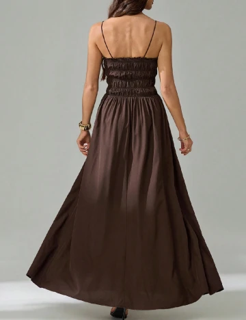 Rochie lunga SHEIN, maro