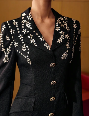 Rochie medie MOTF, negru